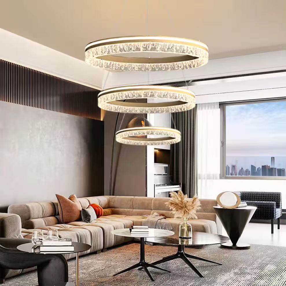 Interior Design Remote - Candelabro de cristal LED de diseño