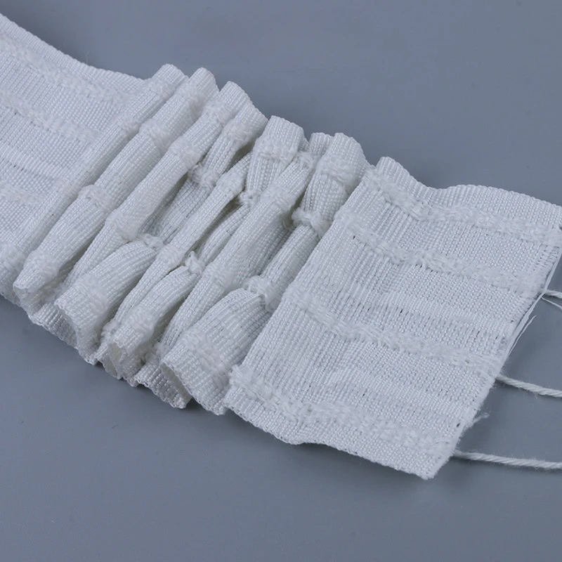 Linen Curtain Eyelet - Tirador de cinta plisada, 10 metros,