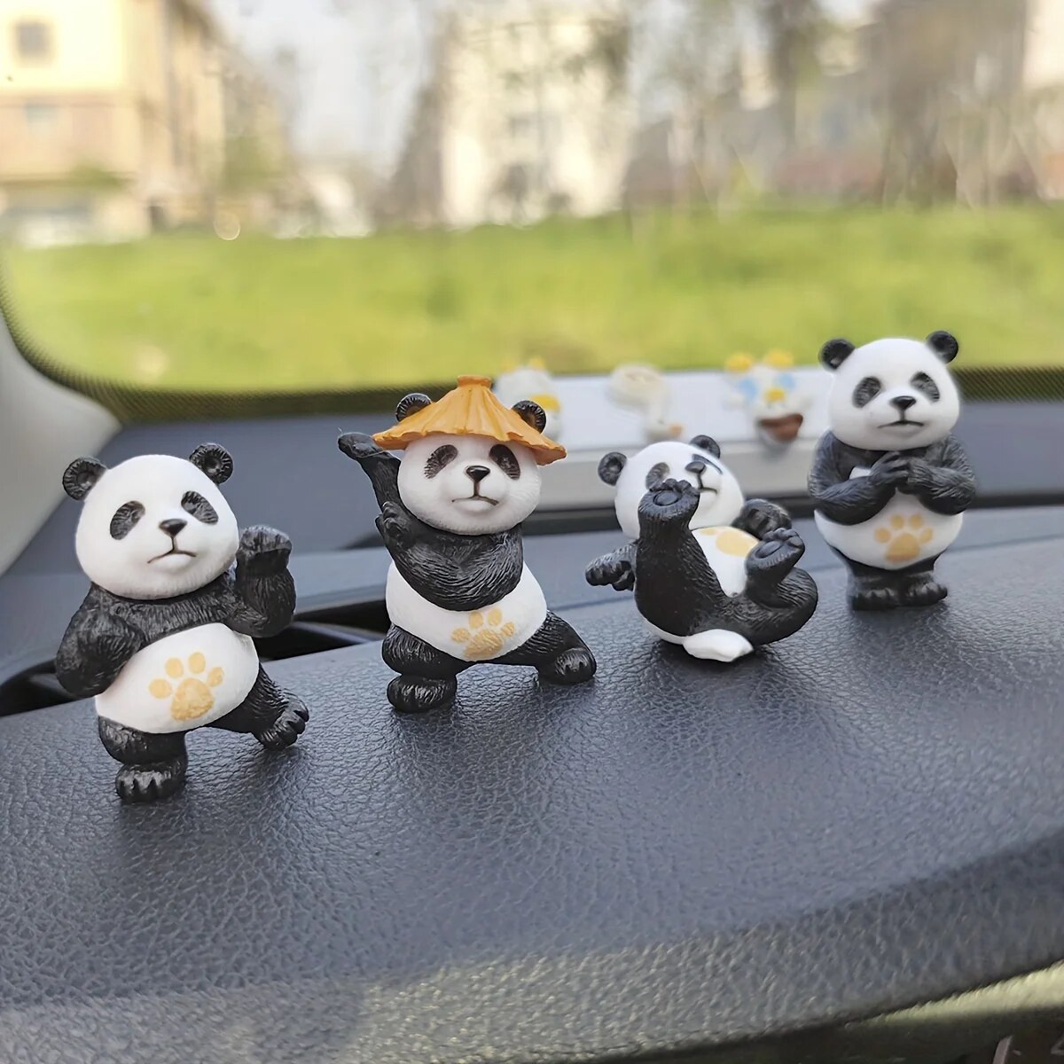 Interior Design Co - 4 unids/set diseño de Panda adornos