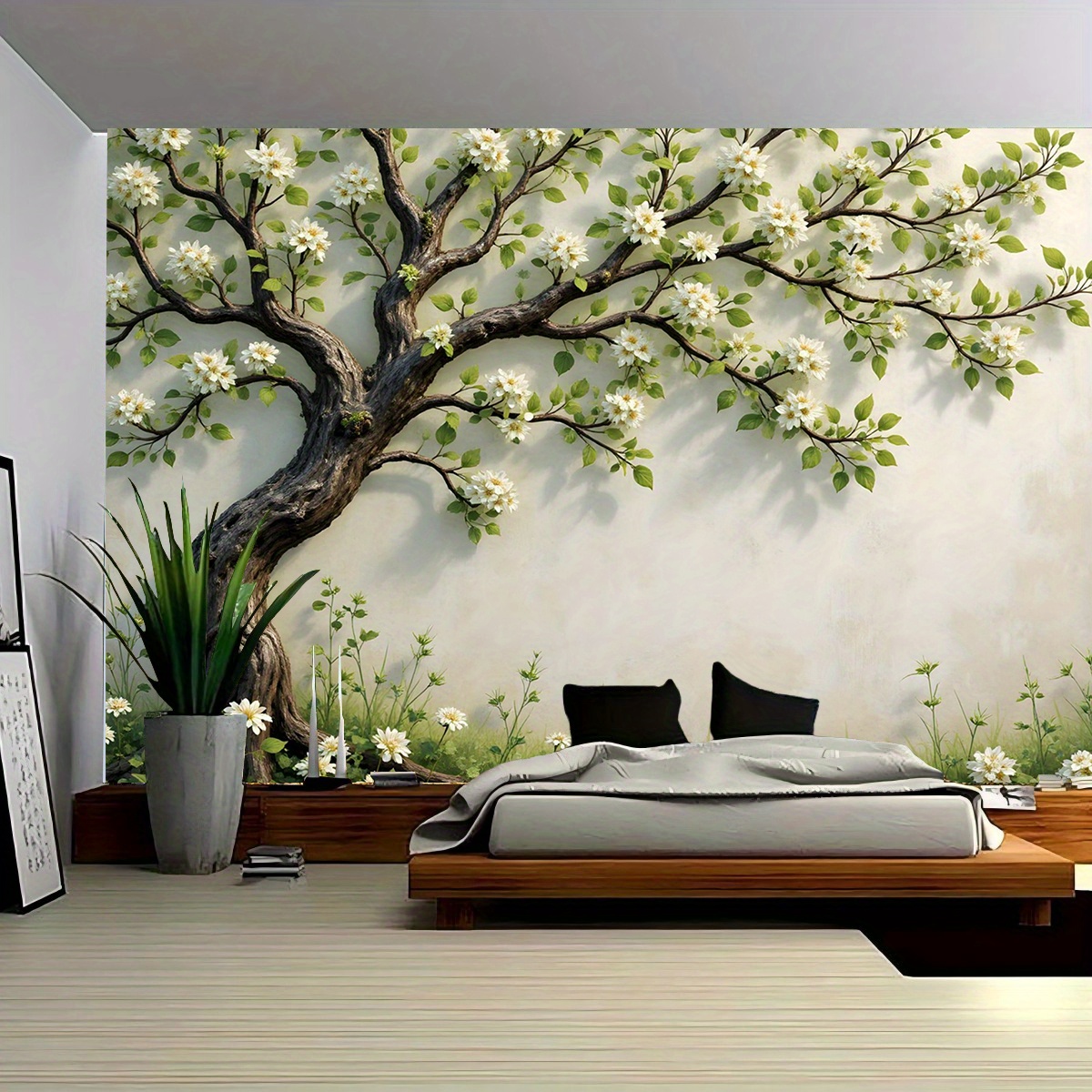 Interior Design Zen - Mural de Pared 3D con Diseño