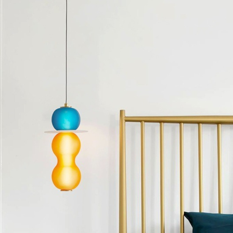 Interior Design Remote - Lámpara Colgante Pequeña de Vidrio de