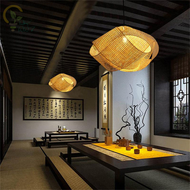 Wicker Pendant Shade - Nuevo Lámpara colgante de sombra de