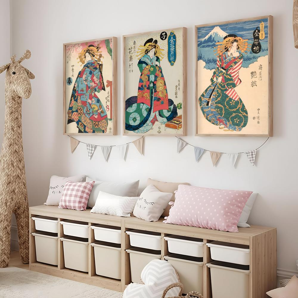 Póster de geisha japonesa Retr - Interior Design Minimalist reseña y precio
