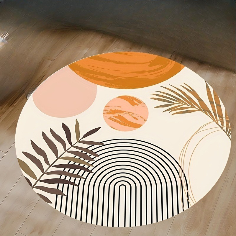 Alfombra Circular Moderna de M - Printed Rug Abstract reseña y precio