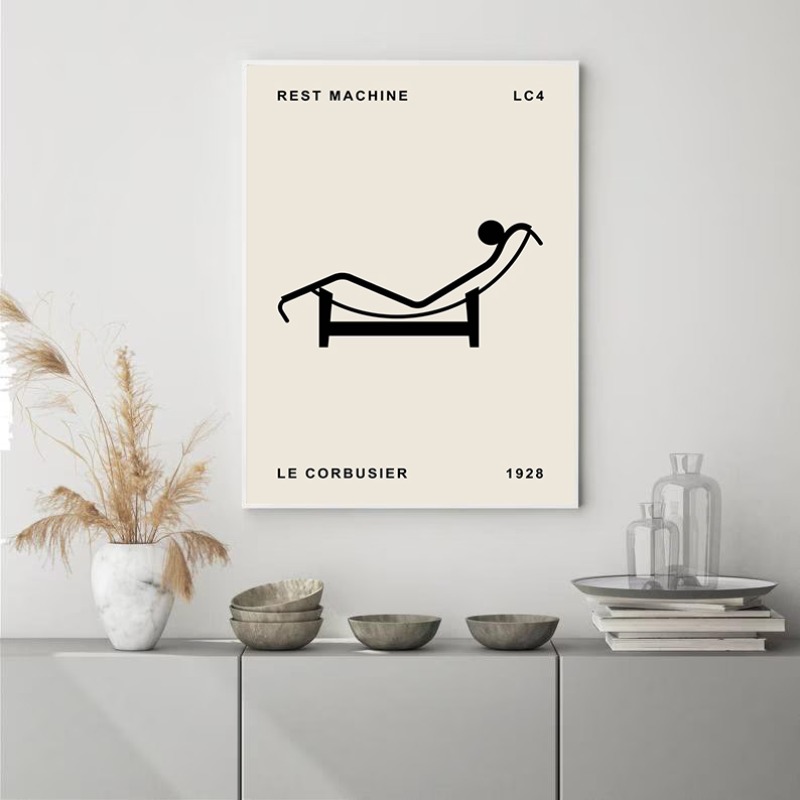 Póster de arquitectura abstrac - Interior Design Co reseña y precio