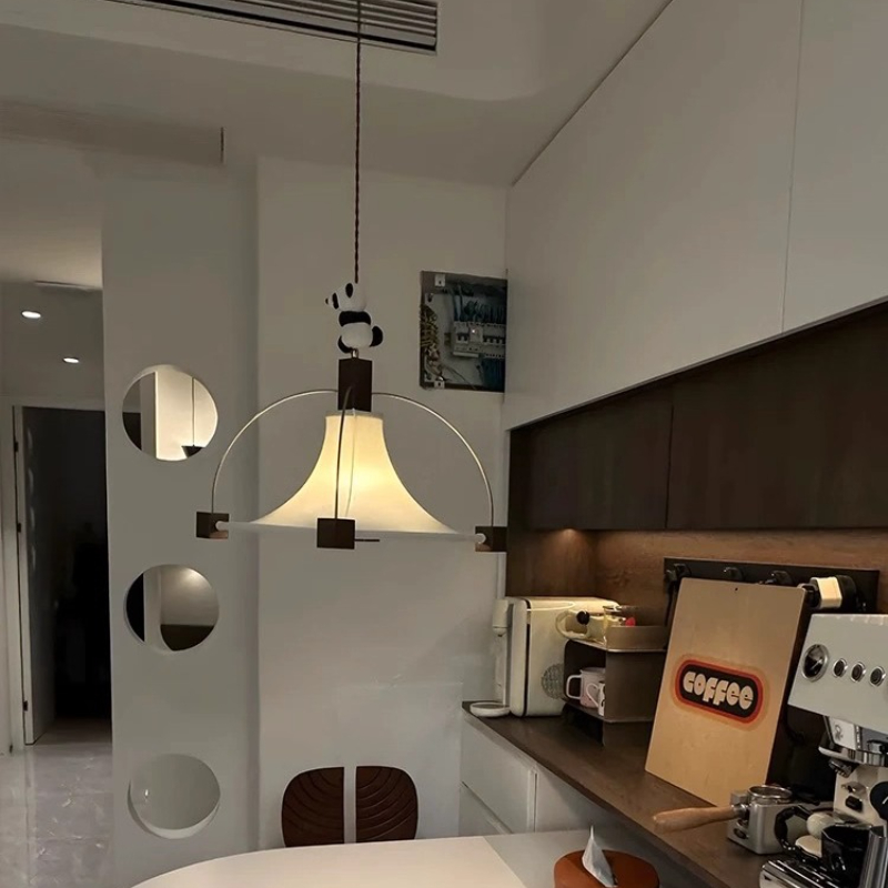 Lámpara colgante de tela cuadr - Interior Design Remote reseña y precio