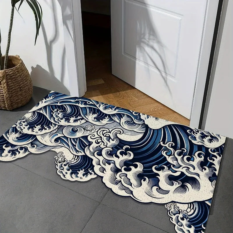 VIKAMA Alfombra con diseño de  - Printed Rug Abstract reseña y precio