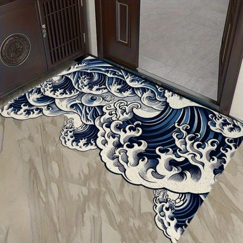 VIKAMA Alfombra con diseño de  - Printed Rug Abstract reseña y precio