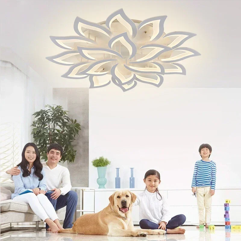 Candelabro de pétalos LED de d - Interior Design Remote reseña y precio