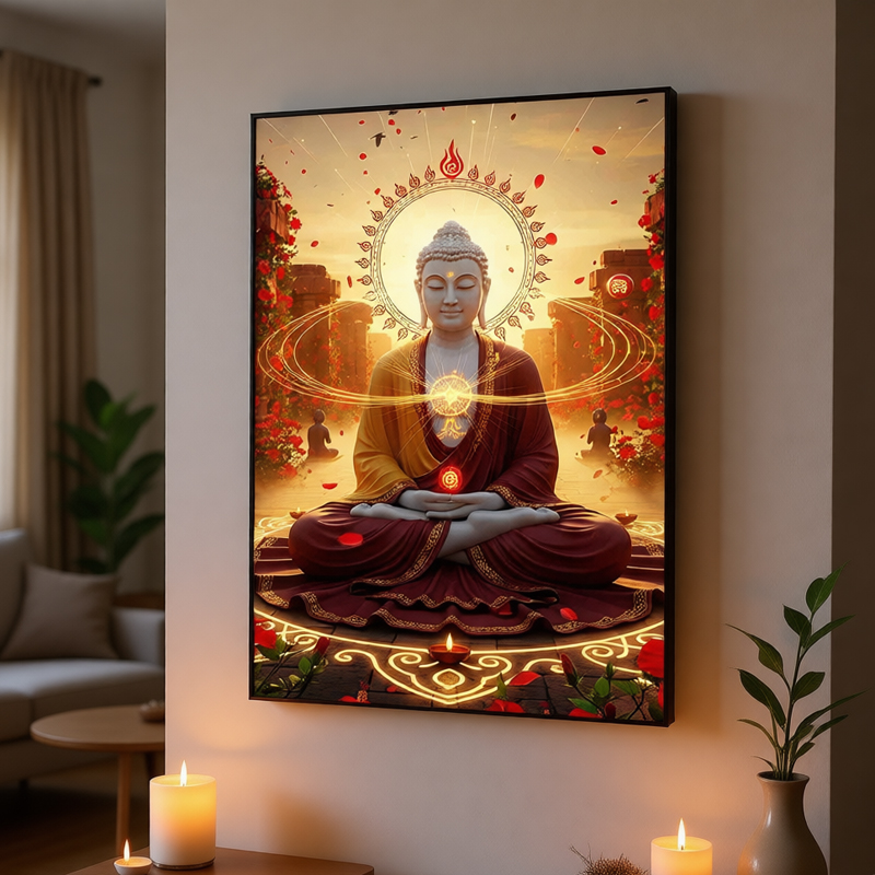 Cuadro Moderno de Buda Orienta - Interior Design Zen reseña y precio
