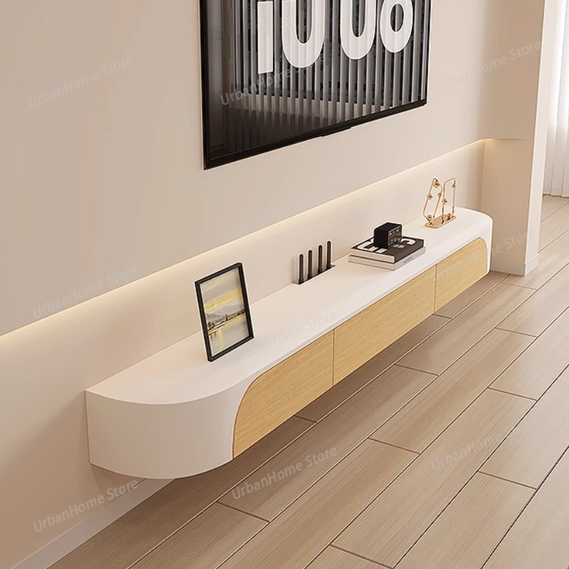Mueble de TV Flotante Blanco p - Interior Design Tv Room reseña y precio