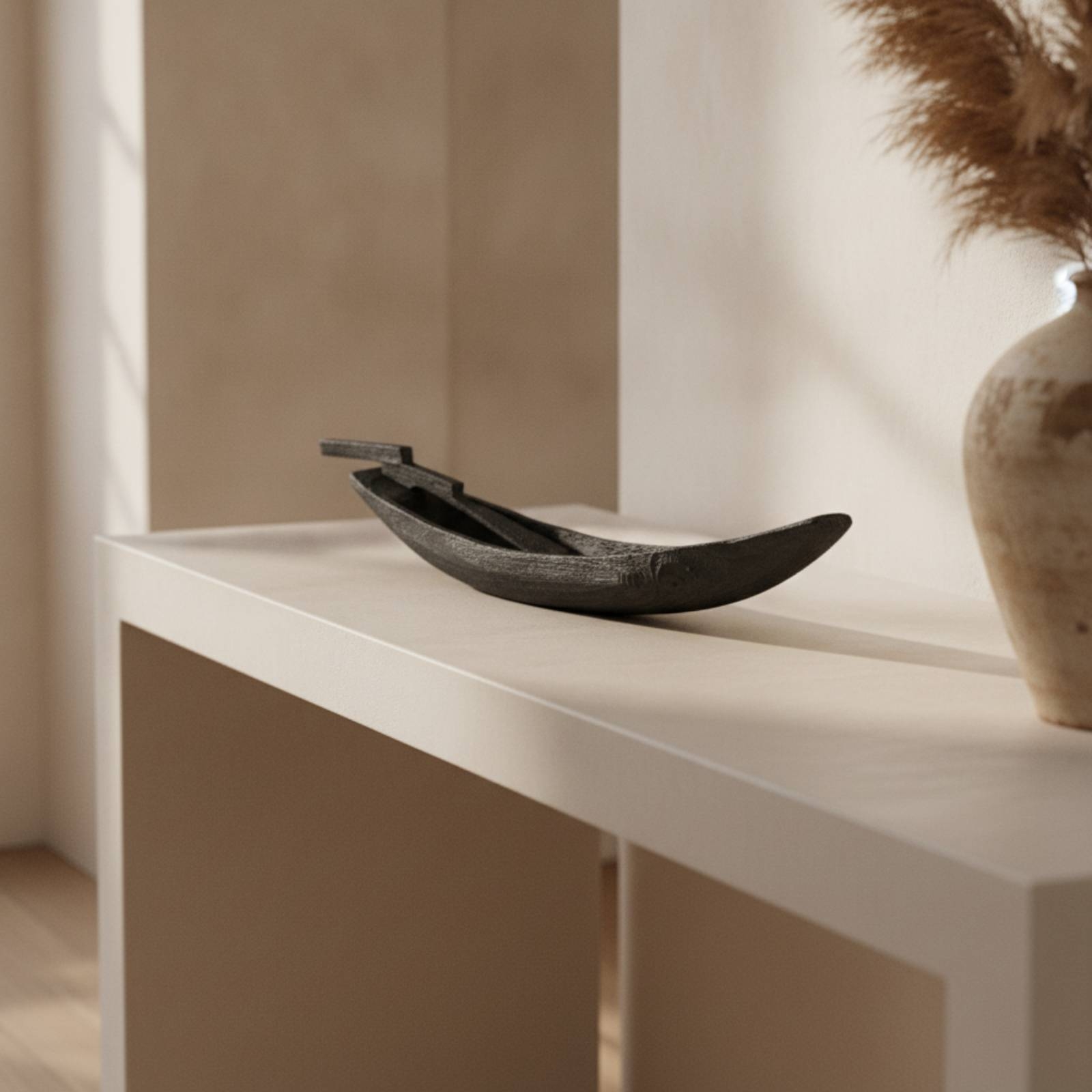 Adorno de Barco de Madera Hech - Interior Design Zen reseña y precio