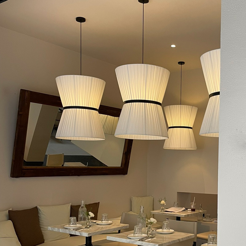 Lámpara Colgante LED de Tela M - Interior Design Minimalist reseña y precio