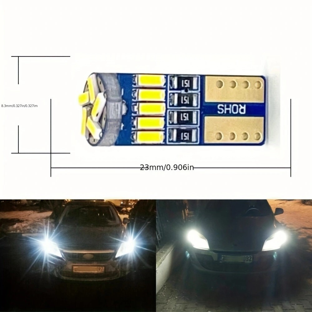 10 luces LED T10 4014 15SMD pa - Interior Design Icon reseña y precio