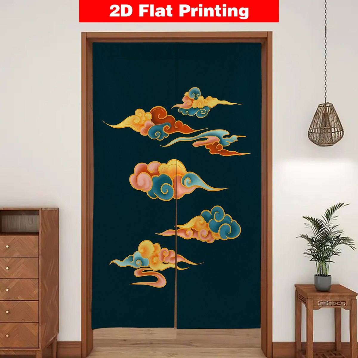 Cortina Japonesa para Puerta,  - Interior Design Zen reseña y precio