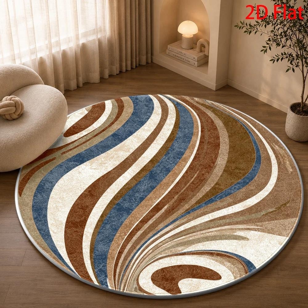 Alfombra Redonda Moderna Abstr - Printed Rug Abstract reseña y precio