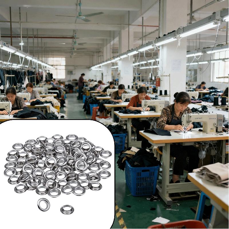 86 piezas de ojales de acero i - Linen Curtain Eyelet reseña y precio