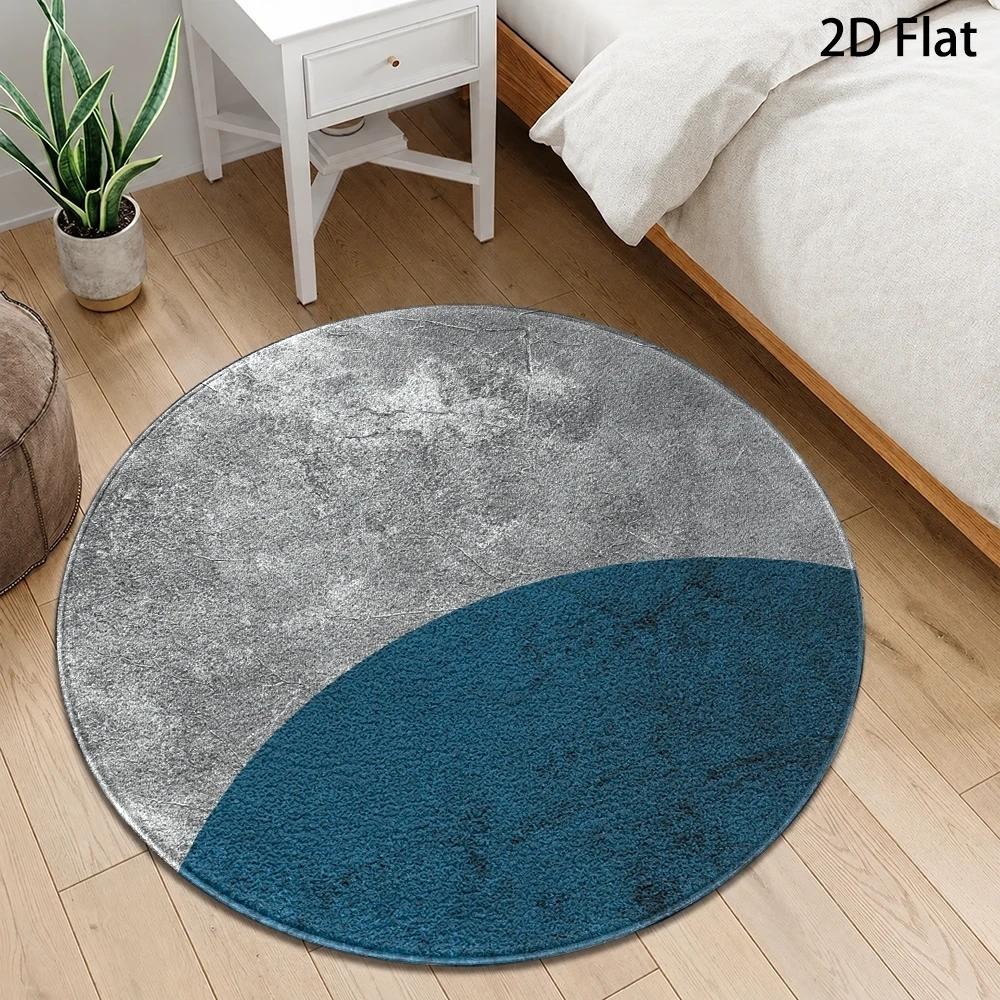 Alfombra redonda minimalista c - Printed Rug Abstract reseña y precio