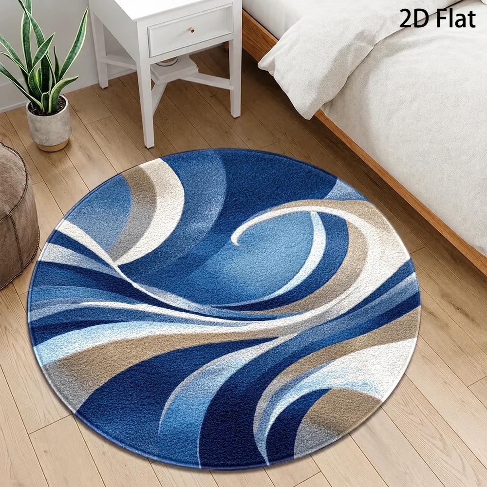 Alfombra redonda minimalista c - Printed Rug Abstract reseña y precio