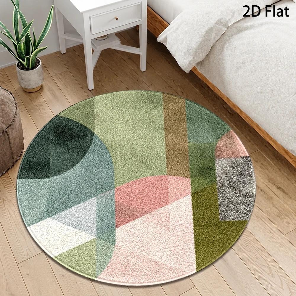 Alfombra redonda minimalista c - Printed Rug Abstract reseña y precio