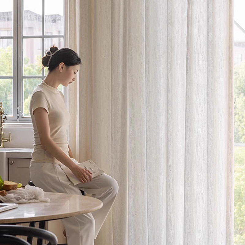 Cortinas semioblocadas de lino - Linen Curtain Eyelet reseña y precio